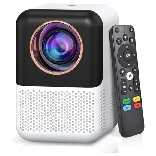 Salange P700 MAX Projetor Portatil, Mini Smart Projetor Android, 220 ANSI Lumens, 4K/1080P, Wi-Fi 5G BT 5.0, Função de Foco/Zoom Eletrônico, Correção Keystone 4P/4D, EU Plug