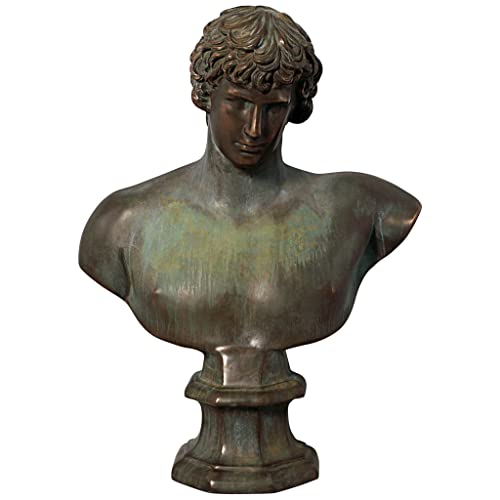 Design Toscano Antinous, Beloved of Roman Emperor Hadrian Bust Statue