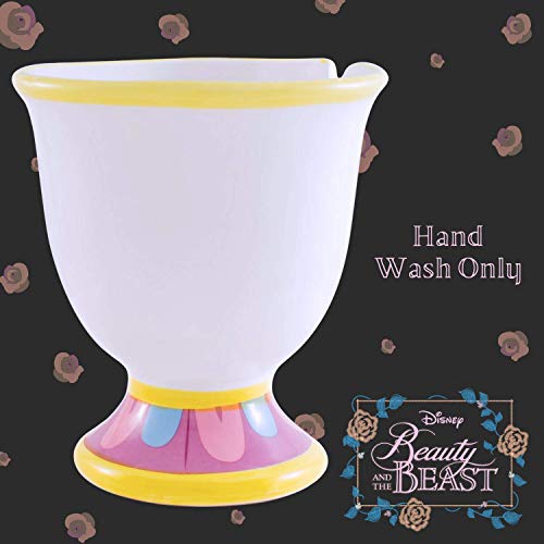 Silver Buffalo Disney's Beauty And The Beast Chip Tea Cup 3D Sculpted Ceramic Coffee Mug, 20 Ounces #TOP3