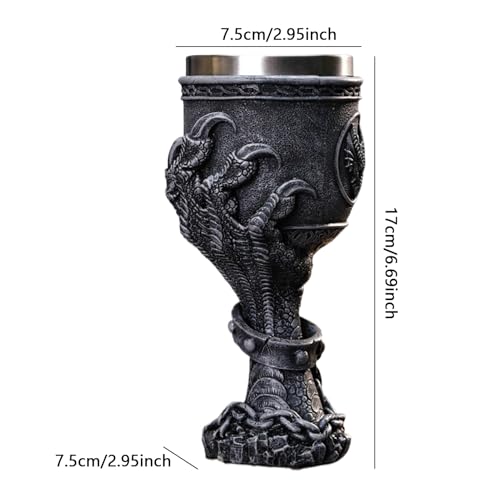 Cáliz 3D Wyvern Talon, taza distintiva estilo Classic Ale Stein 3