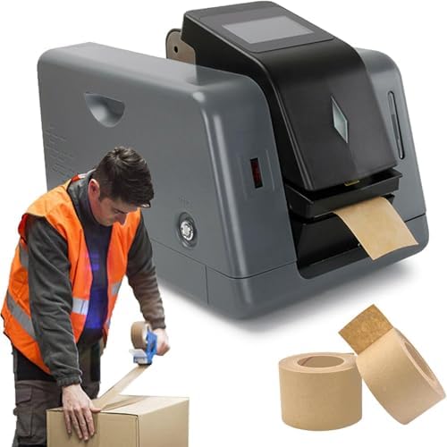 Electric Tape Dispenser for Carton Sealing, Automatic Water Activated Adhesive Cutting Machine, Efficient Box Packaging Solution,