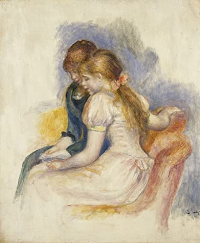 Toile murale La Lecture de Renoir - Émotion et poésie au salon