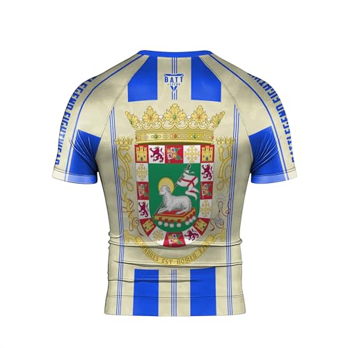 International Warrior Men's BJJ Rash Guard – Short Sleeve Compression Shirt for Jiu-Jitsu, Grappling & MMA3