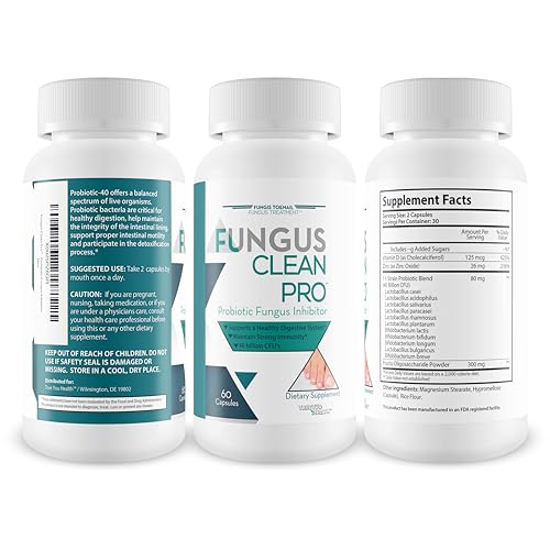 Fungis Toenail Fungus Treatment Fungus Clean Pro - Probiotic Fungus Inhibitor - Fight Off Fungus from The Inside Out with This Powerful Fungus Defense probiotic Protect Your Body from Fungus - Thumbnail 2