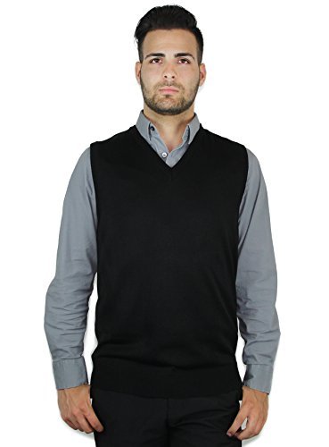 Blue Ocean Solid Color Sweater Vest