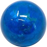 Durchmesser: ca. 3 cm Edelsteinkugel Türkenit, 3 cm mit Acryl Ständer, blau türkis, Kugel aus Edelstein