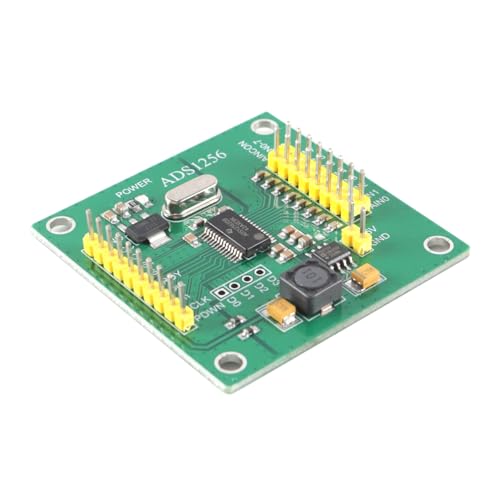 Ausi ADS1256 24-Bit 8-Channel ADC Module, High-Precision Analog To Digital Acquisition Board with 30ksps Sampling, SPI Interface