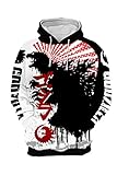 Bilicos Coat Abrigo Hoodie Sudadera con Capucha Chaqueta Hooded Sweatshirt Camisa de Entrenamiento Godzil