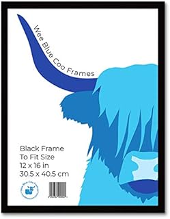 Black A4 Picture Frame For Art Print Poster Photo or Certificate
