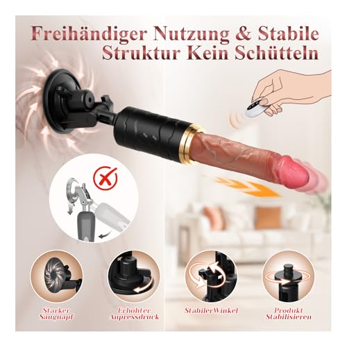 Cacuola Vibrator Dildo mit KI-Sync APP, 7x7 Starke Stoßfunktion Vibration für Frauen, Dildos Vibratorensets für Frauen Männer, Sex Spielzeug für die Frau Männer, Fickmaschine Sexspielzeug Sexmaschine