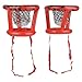 Wicked Big Sports Inflatable Basket Heads, Funny Basketball or Toss Game for Outdoor or Indoor Play, Red (1913)