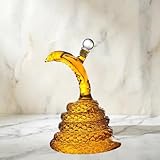Whiskey Decanter Bottle - Art Statue - 1000Ml King Cobra Snake Whiskey Decanter, Hand Blown Lead-Free Glass, Decoration Personalized Animal Wine Bottle