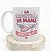 Imagen de MUGFFINS Taza mamá graciosa con frase La zapatilla de mamá nunca falla en Español 330 Ml