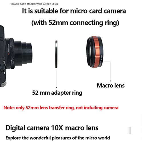 Adaptador de 52 mm evita reflejos con kit de lentes para DSLR 5