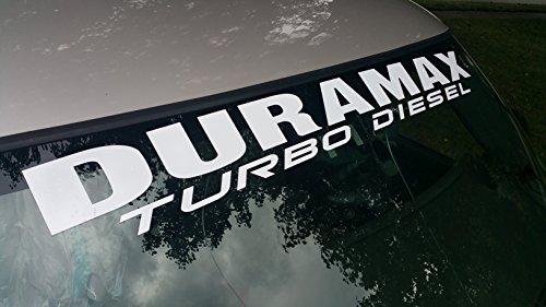 Duramax Windshield Decal Turbo Diesel Banner Sticker 4.5