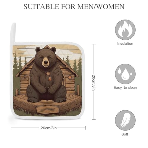 Nqlyut RAETGASFWETGBDYHJKLL Pot Holders 2 Pcs Potholder thumb #1