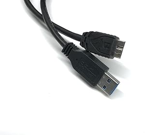 Super Speed USB 3.0 Kabel Adapterkabel Datenkabel kompatibel für Intenso Memory Case 1TB Externe Festplatte