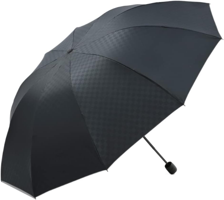 Portable Umbrella for Travel Portable Manual Folding Umbrella Simple Windproof Travel Umbrella Compact Light Strong Umbrella Outdoor(B)