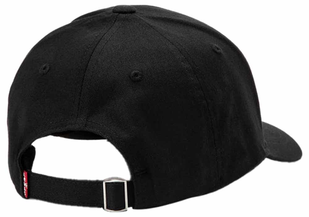 Levi's Housemark Flexfit Cap, Regular Black, One Men's, REGULAR CZARNY, rozmiar uniwersalny