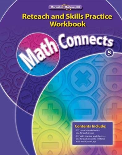 Math Concepts Grade 5, Reteach and Skills Practice Workbook (ELEMENTARY MATH CONNECTS)