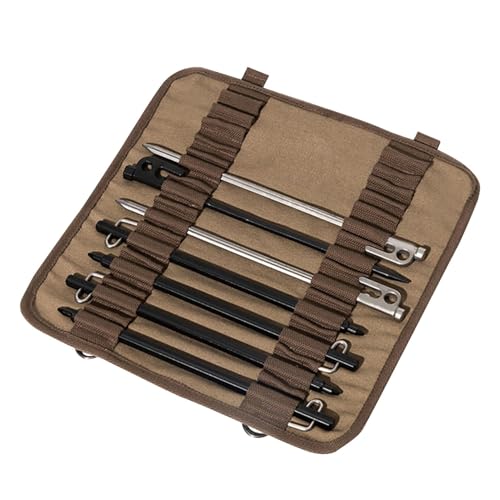 Bolsa para piquetas de tienda de campaña, resistente bolsa para piquetas de tienda de campaña, bolsa gruesa e impermeable, bolsa de almacenamiento para exteriores