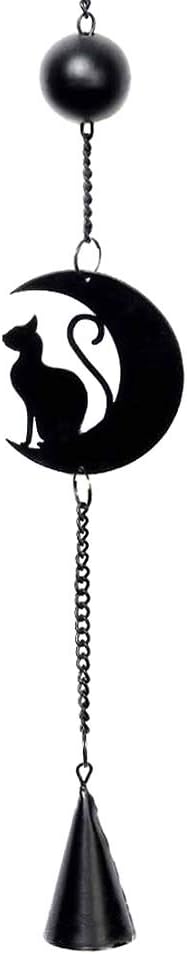 Alchemy Cat & Moon Hanging Decoration Black 6 x 80cm - Image 4