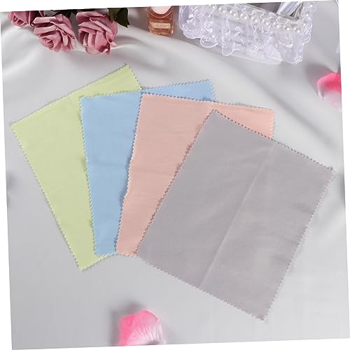 PartyKindom Pano De Limpeza De Óculos 4 Peças Acessório De Guitarra Acessórios De Óculos Pano De Lim