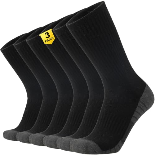 Image of ONKE Seamless Athletic Work Socks for Men Heavy Duty Boot Max Cushion Crew