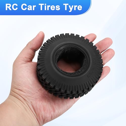 Pneus de voiture RC en caoutchouc Premium Type C avec mousse interne - 4