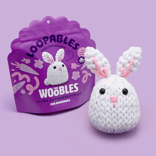 Image of The Woobles Loopables Crochet Kit for Beginners+ (JoJo the Bunny)