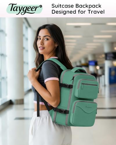 Image of Taygeer TSA Friendly Travel Backpack, 35L Simple Modern Carry On Backpack