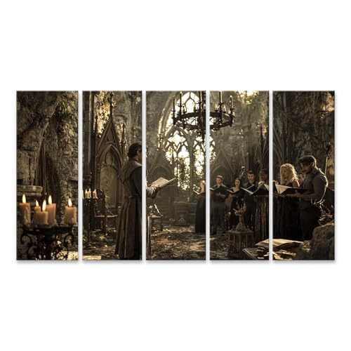 Tableau sur toile chœur église édition artistique XXL salon mélomane