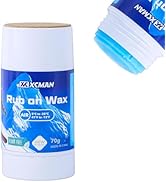 XCMAN Rub on Ski and Snowboard Wax, Universal for Most Temperature, New Formula Snowboarding Wax,...