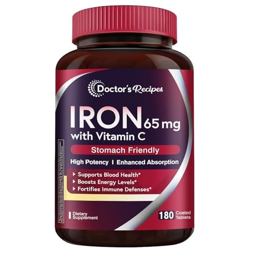 Doctor's Recipes Iron Supplement with Vitamin C