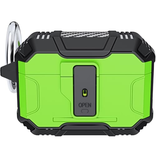 Funda para AirPods 4 rígida de silicona color rojo anti golpes