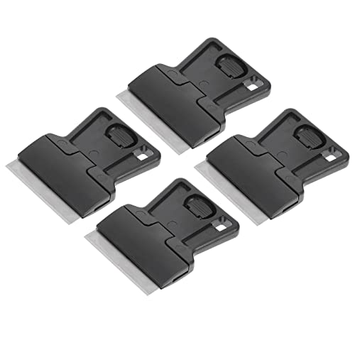 Angoily 4 pcs Limpeza Razor Scrapers Decalques Adesivos Etiqueta Limpeza Razors Janela Scrapers