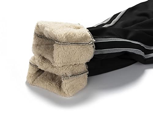 MANLUODANNI Mens Gym Joggers Sweatpants Causal Slim Fit Running Trousers Tracksuit Jogging Bottoms with Double Pocketss All Black S - Image 5