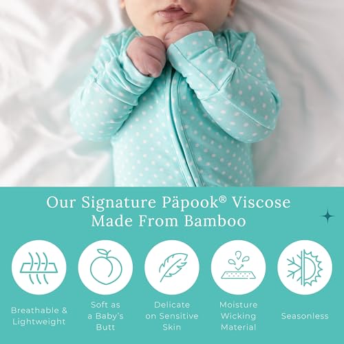 Image of Posh Peanut Convertible Baby Sleepers - Footless Baby Pajamas with 2 Way Zipper for Easy Diaper Changes