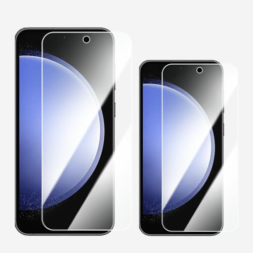 UOWORLD | �݊��iGalaxy S23 FE (SCG24)�Ή� �y�K���X�t�B�����Q���Z�b�g�z 2D�����K���X�t����ʕی�t�B���� ������ ���� �N���A �d�x9H ������ ���� ��U�h�~