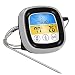 Produktbild Nicolarisin Touchscreen-Bedienung BBQ-Thermometer für Backofen Fleisch Grill mit Sonden Bluetooth Kochen LED Timer LED-Display und Temperaturdiagramm
