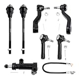7pcs Front Inner Outer Tierod Pitman Idler Arm for C-adillac Escalade Ch-evy Silverado Sierra 1500 4WD Tahoe 4.8L/5.3L V8#ES3488 ES3493 K6534 K6536 K6723