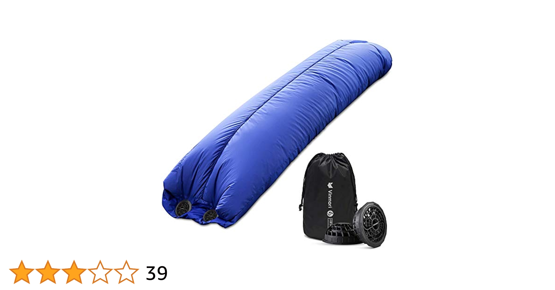 Amazon | rocboc 空調寝袋 USB給電 寝袋 ファン付き 扇風機付き