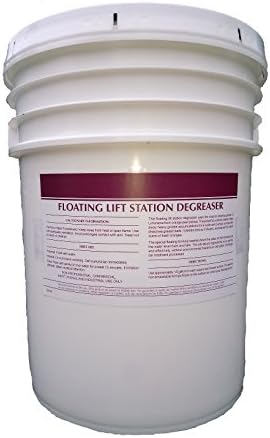 5 Gallon Pail Citrus Liquid Floating Lift Station Degreaser All Purpose Industrial Strength