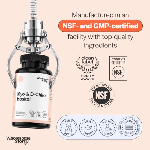 Wholesome Story Myo-Inositol & D-Chiro Inositol Supplement