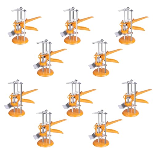 Régulateur de hauteur robuste à trois colonnes avec capacité de charge de 250 kg, localisateur d'élévation de carrelage d'ascenseur (couleur : 10S)