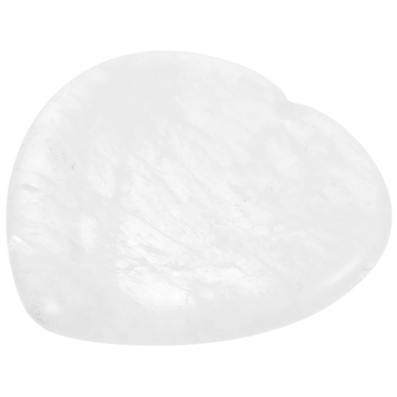 FRCOLOR Used for Massage Heart Shaped Natural Scraping Plate Stress Worry Scraper for Face and Neck