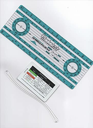 Crystal Pilot IP15 IFR Enroute Plotter and Bag Tag with Light Gun Signals Cover