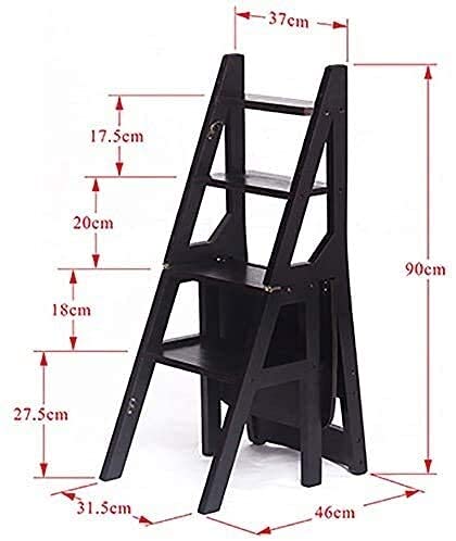 Tabouret-échelle pliant contre les placards hauts inaccessibles - 4