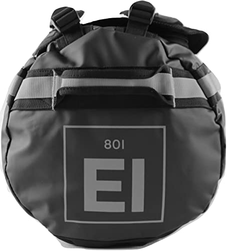 Element Equipment Trailhead Duffel Bag Shoulder Straps Waterproof Black/Grey Medium #TOP5