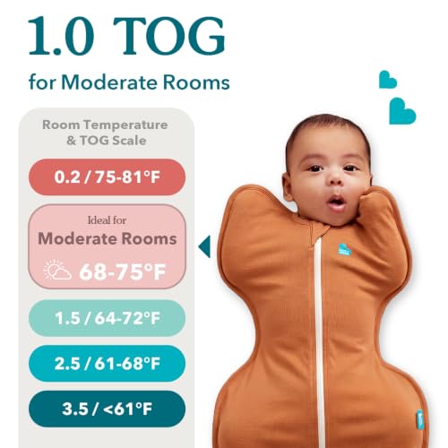 Image of Love to Dream Swaddle Up Bamboo Baby Sleep Sack | 1.0 TOG, 5-8.5lbs, Blue